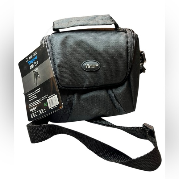 NEW - Vivitar Coco Series Gadget Bag without accessories - Black - Picture 1 of 6